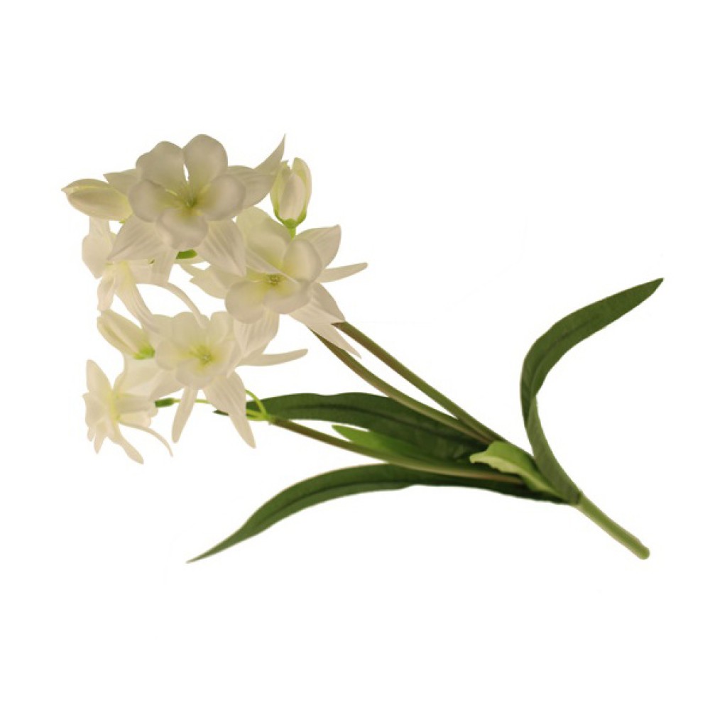 Artificial Aquilegia Cream 52cm Artificial Flowers